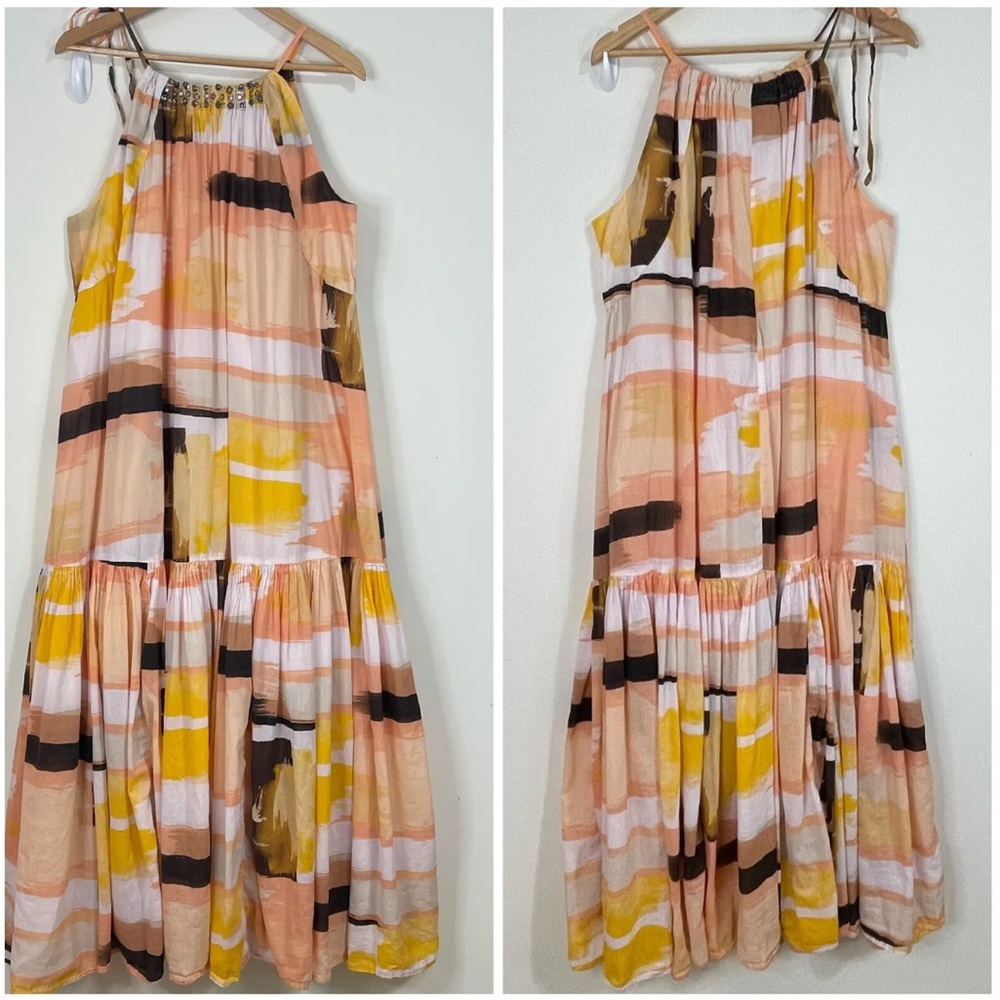 NWT lane Bryant 14/16 peach maxi dress